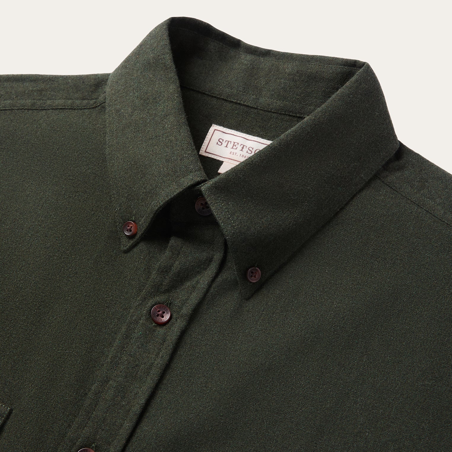 Brushed Heathered Flannel Shirt - Image 6