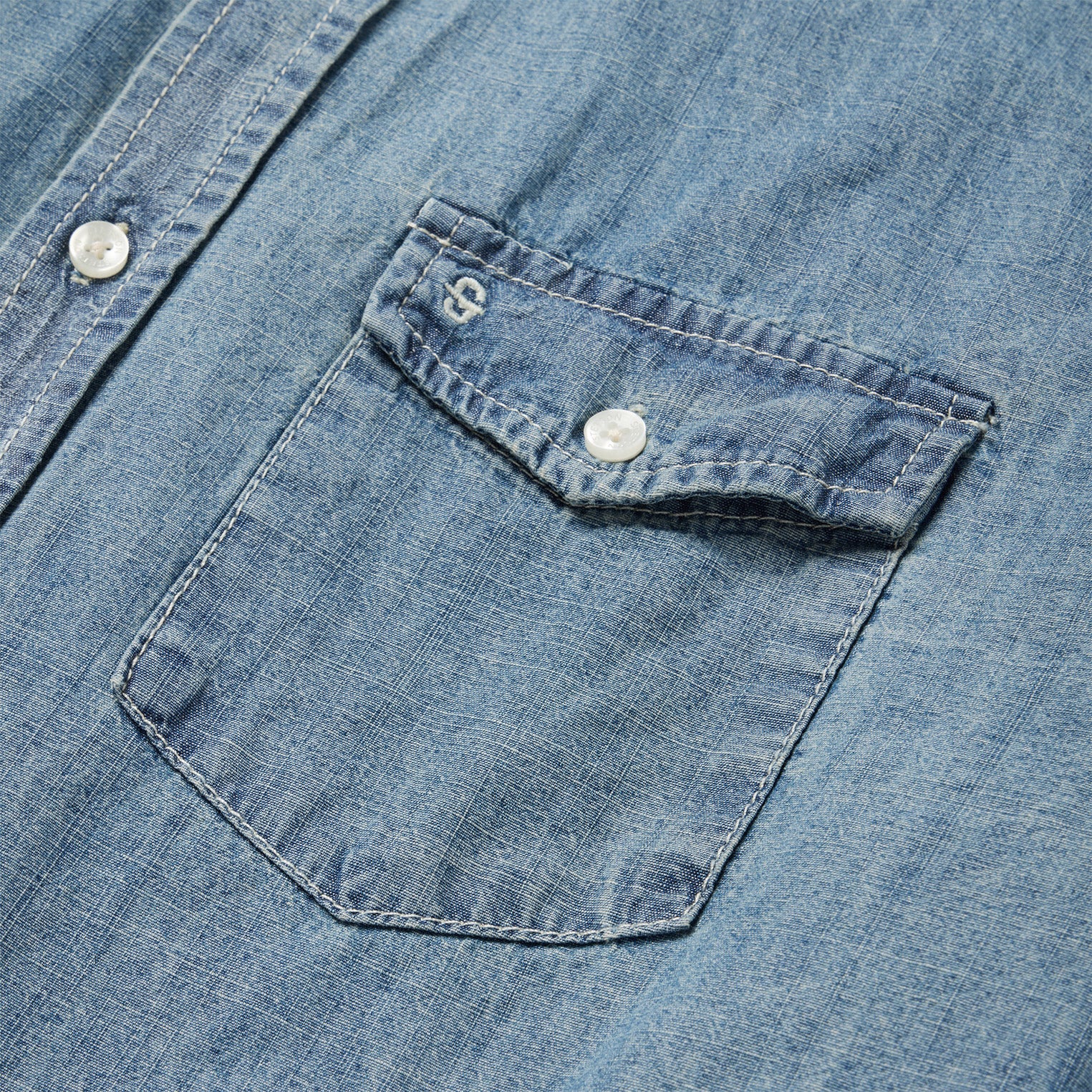 Chambray Button-Down Shirt - Image 5
