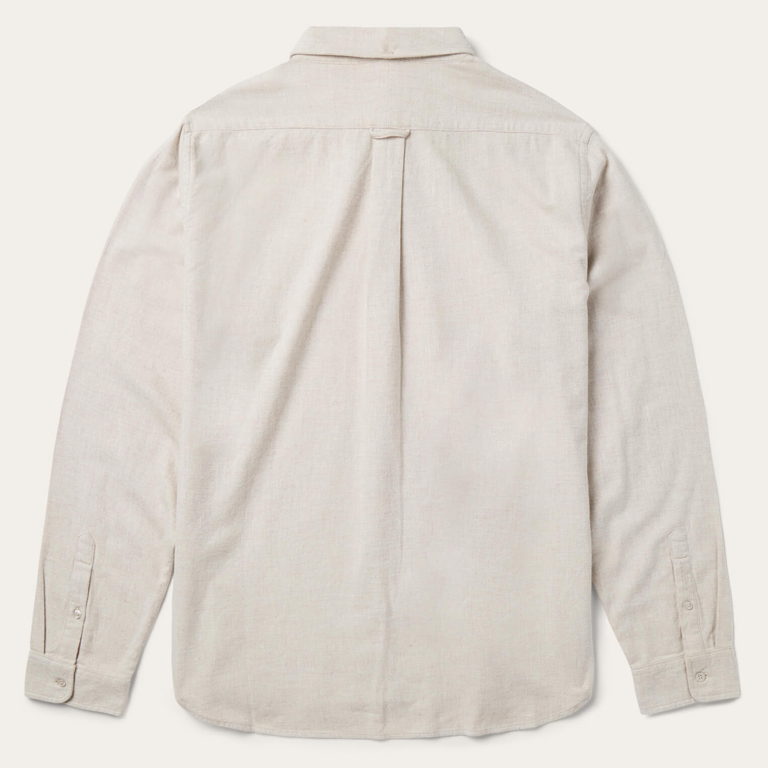 Heathered Flannel Button-Down Shirt - Image 4