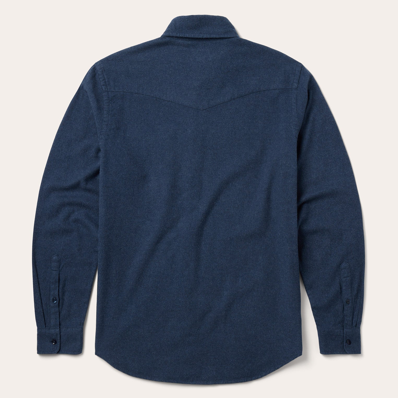 Heathered Flannel Button-Down Shirt - Image 2