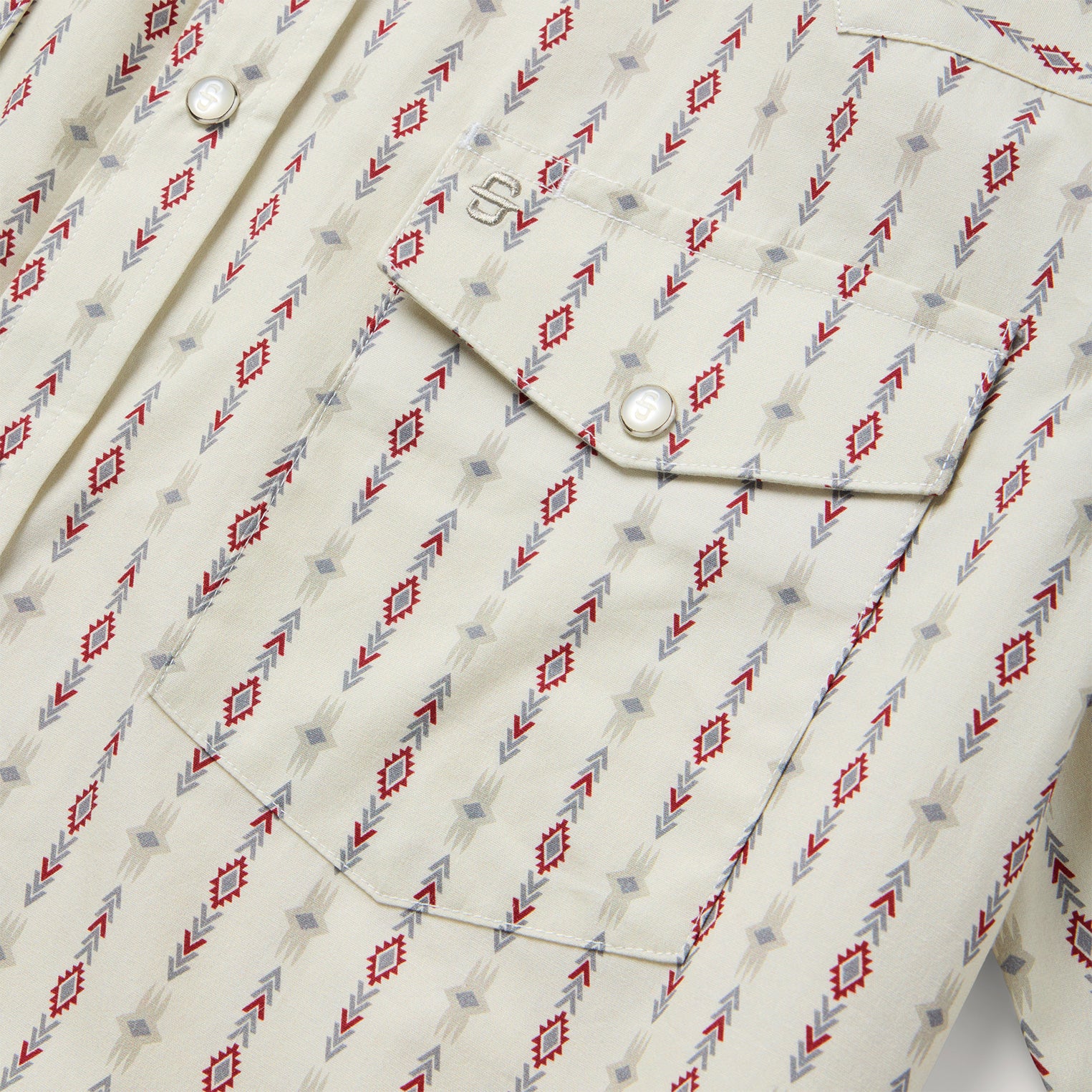Southwest Stripe Short Sleeve Shirt - Image 4