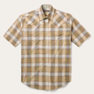 Gold Dust Plaid Short Sleeve Shirt