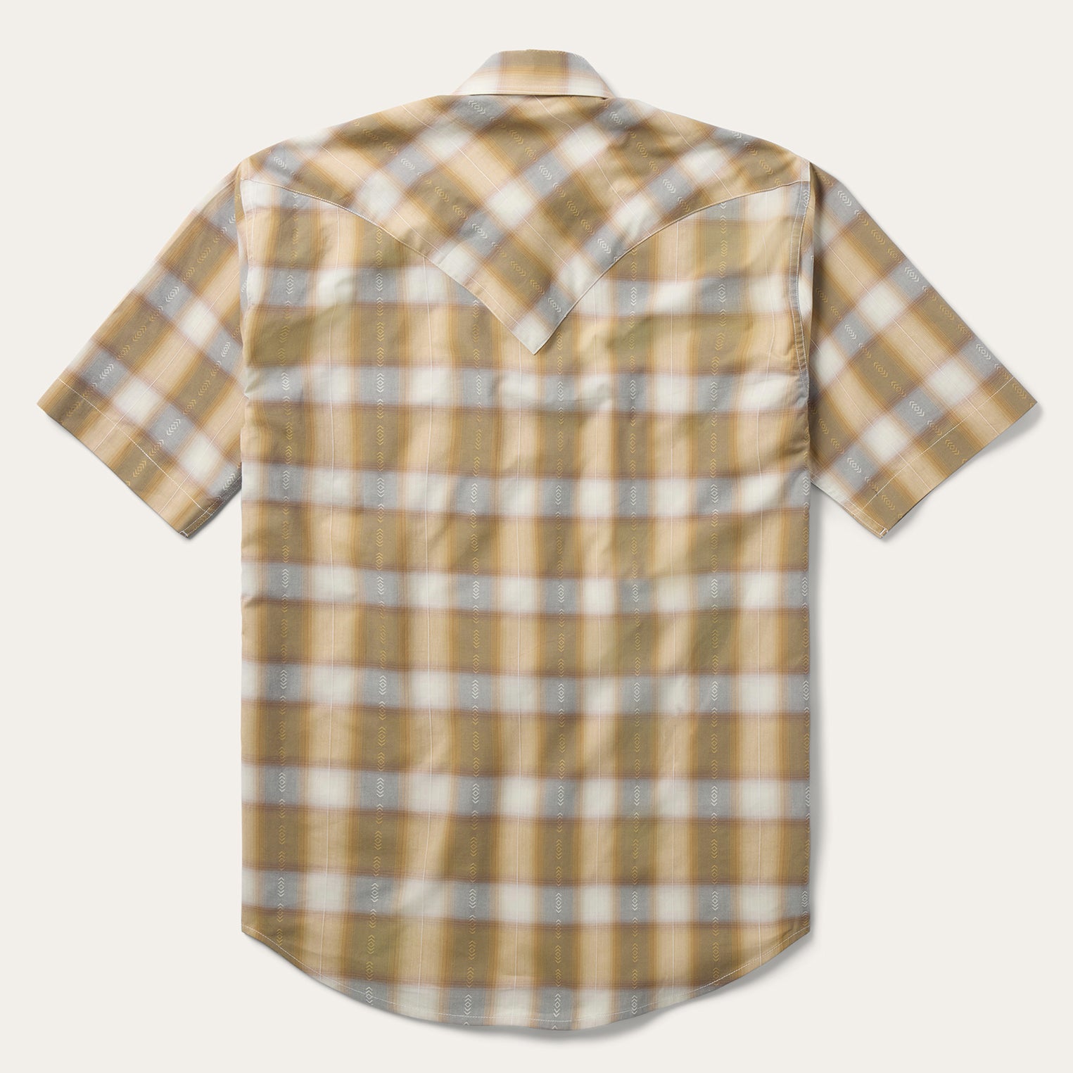 Gold Dust Plaid Short Sleeve Shirt - Image 4