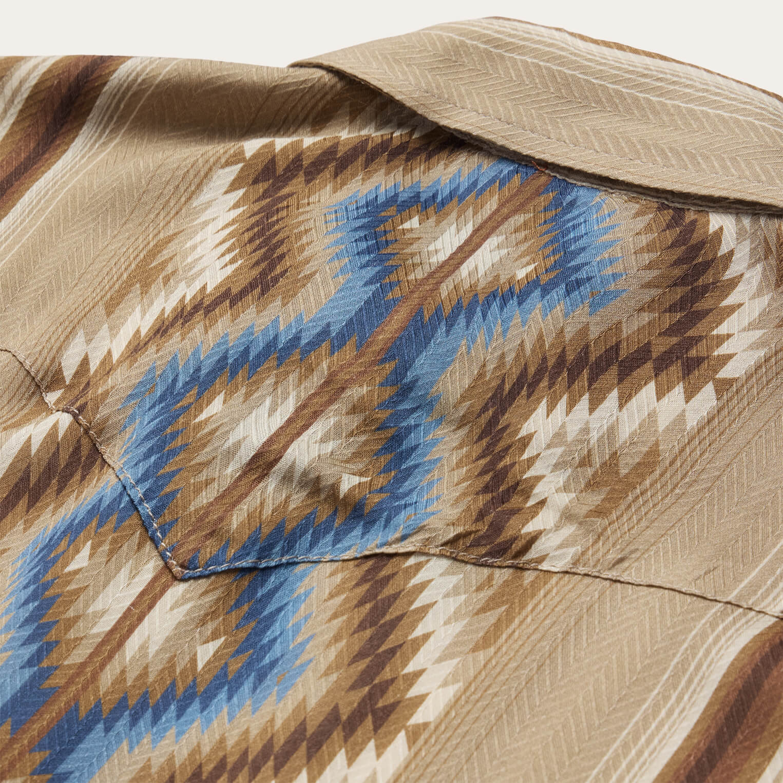 Sand Serape Print Shirt - Image 4