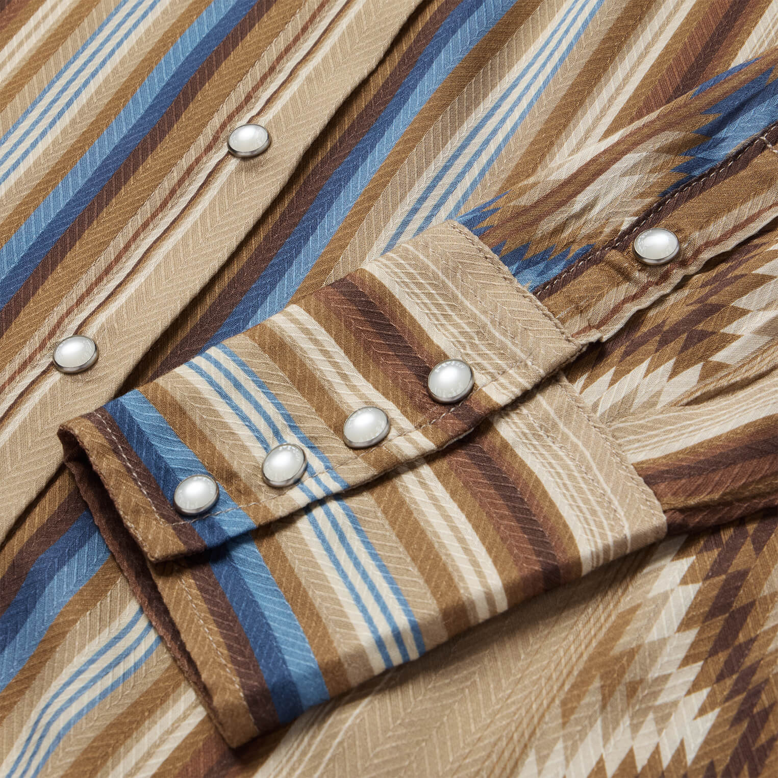 Sand Serape Print Shirt - Image 5