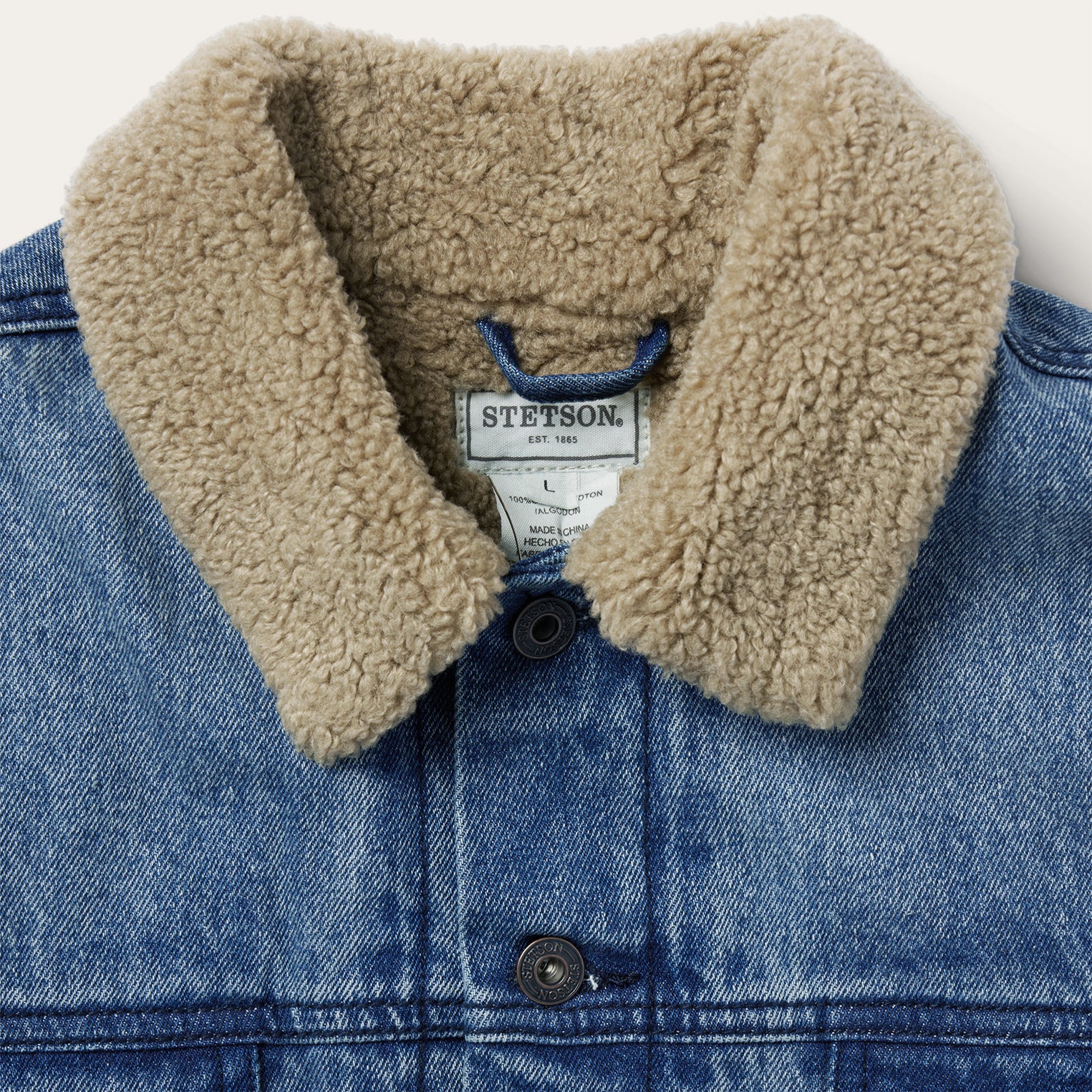 Denim Sherpa Jacket - Image 7