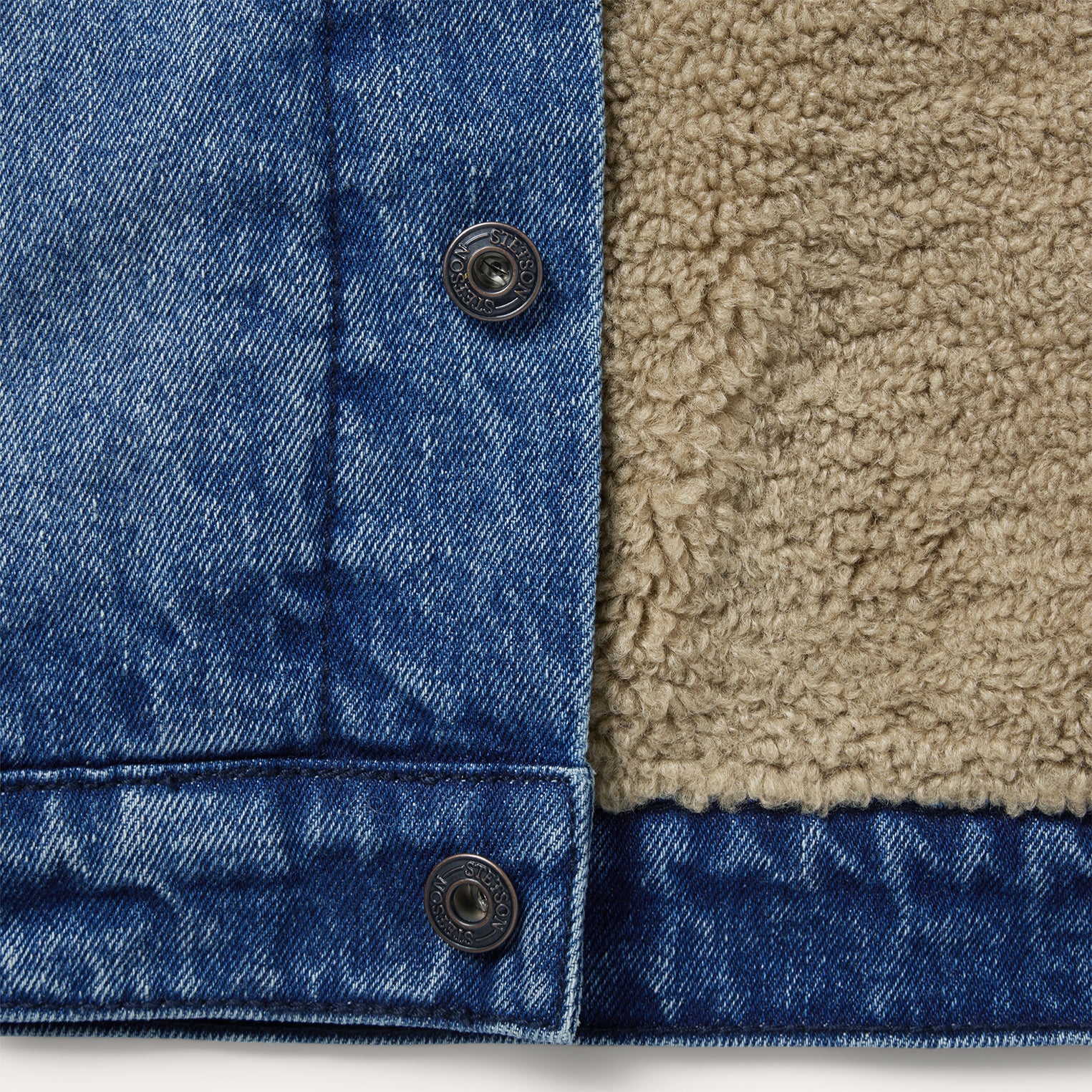 Denim Sherpa Jacket - Image 9