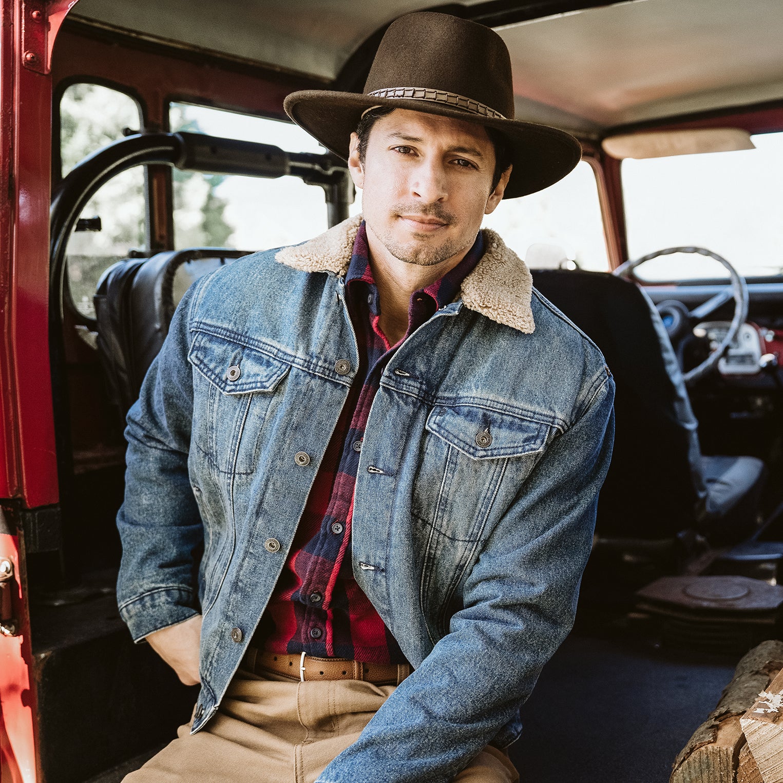 Denim Sherpa Jacket - Image 4