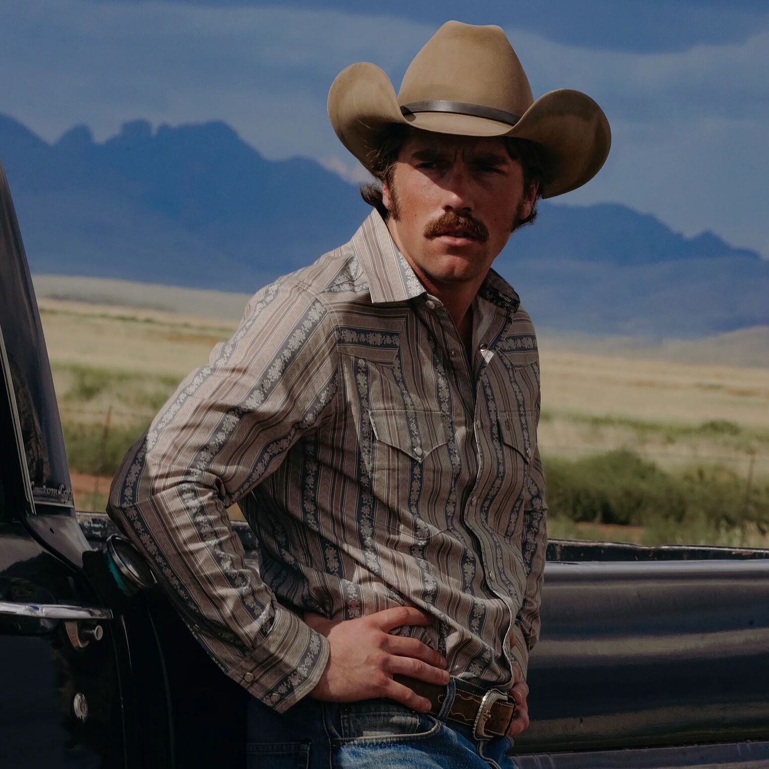 Chevron Stripe Western Shirt - Image 2