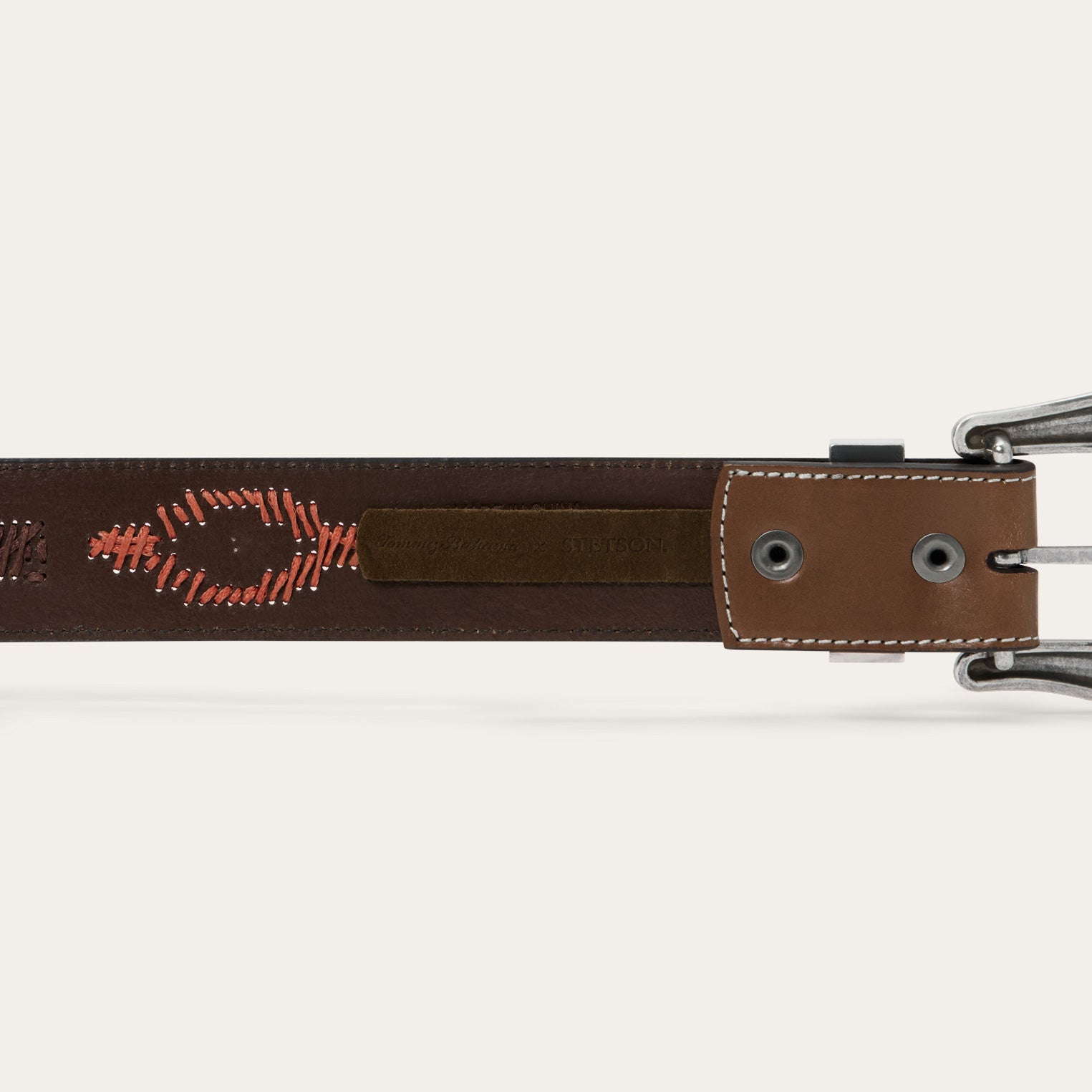 Tommy Bahama x Stetson Embroidered Leather Belt - Image 8