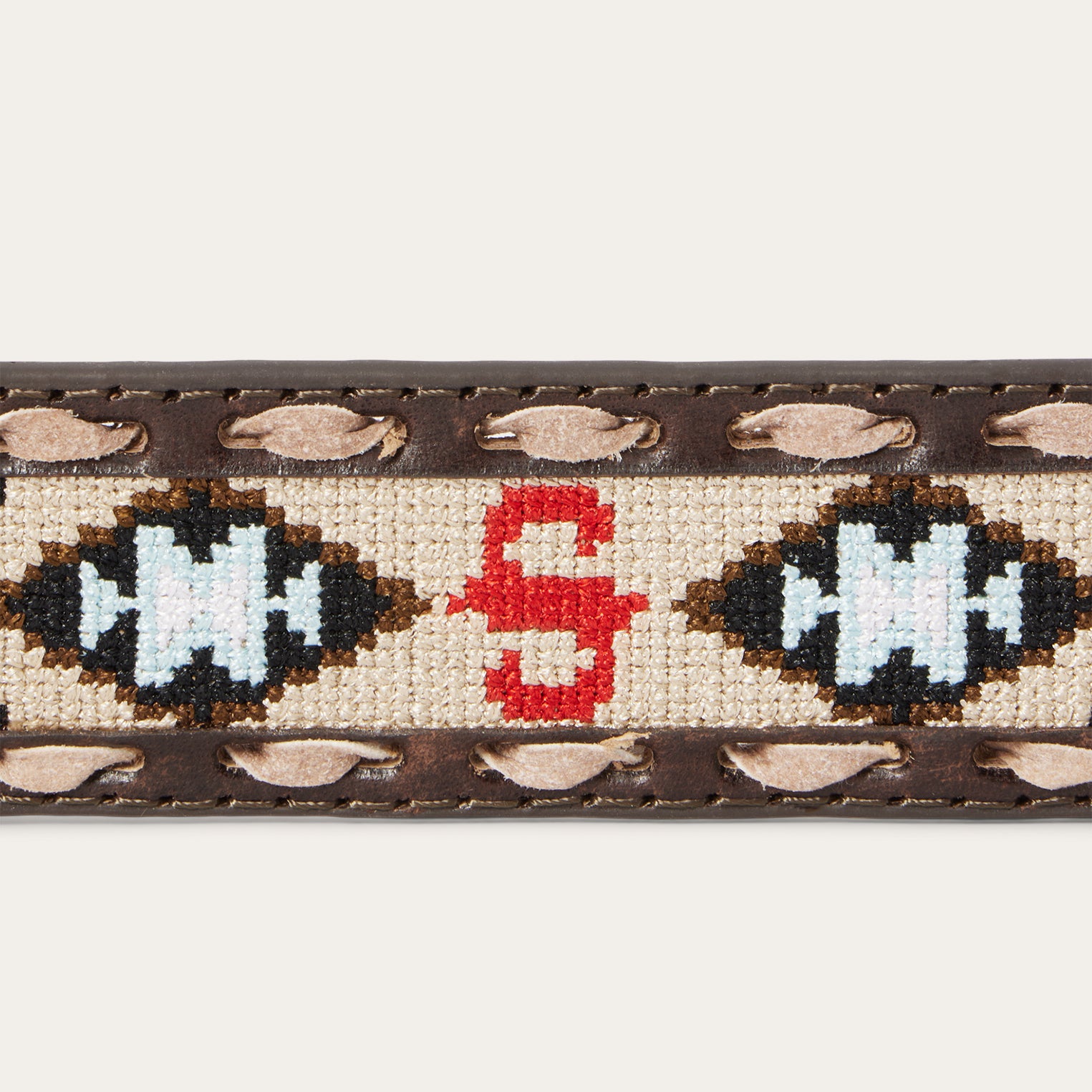 Embroidered Tooled Tab Belt - Image 10