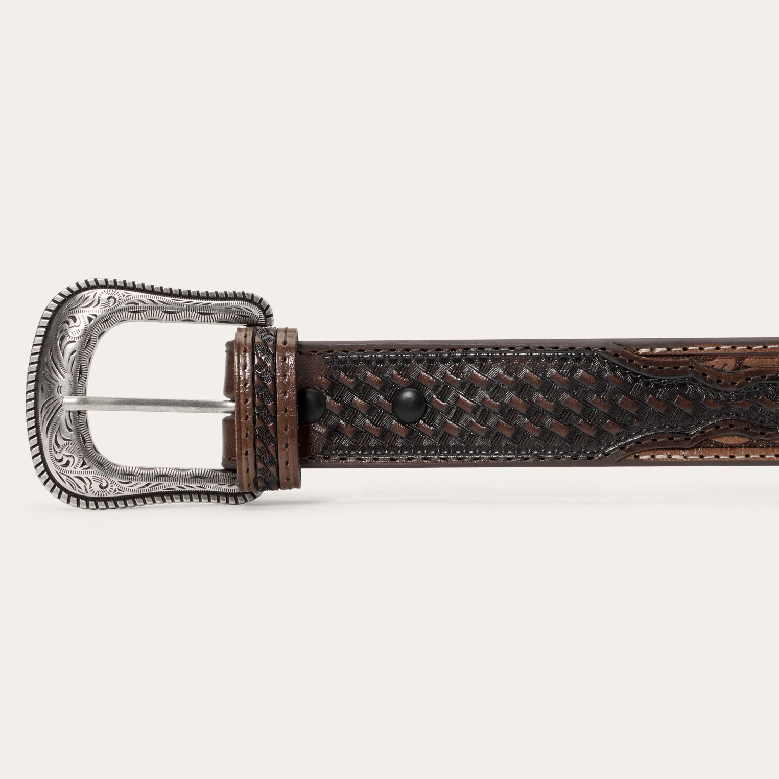 Tommy Bahama x Stetson Tooled Leather Belt - Image 3