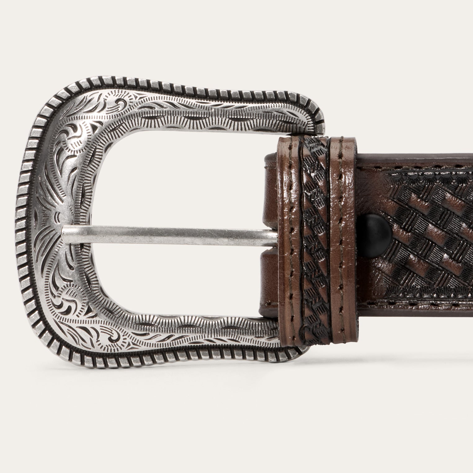Tommy Bahama x Stetson Tooled Leather Belt - Image 5