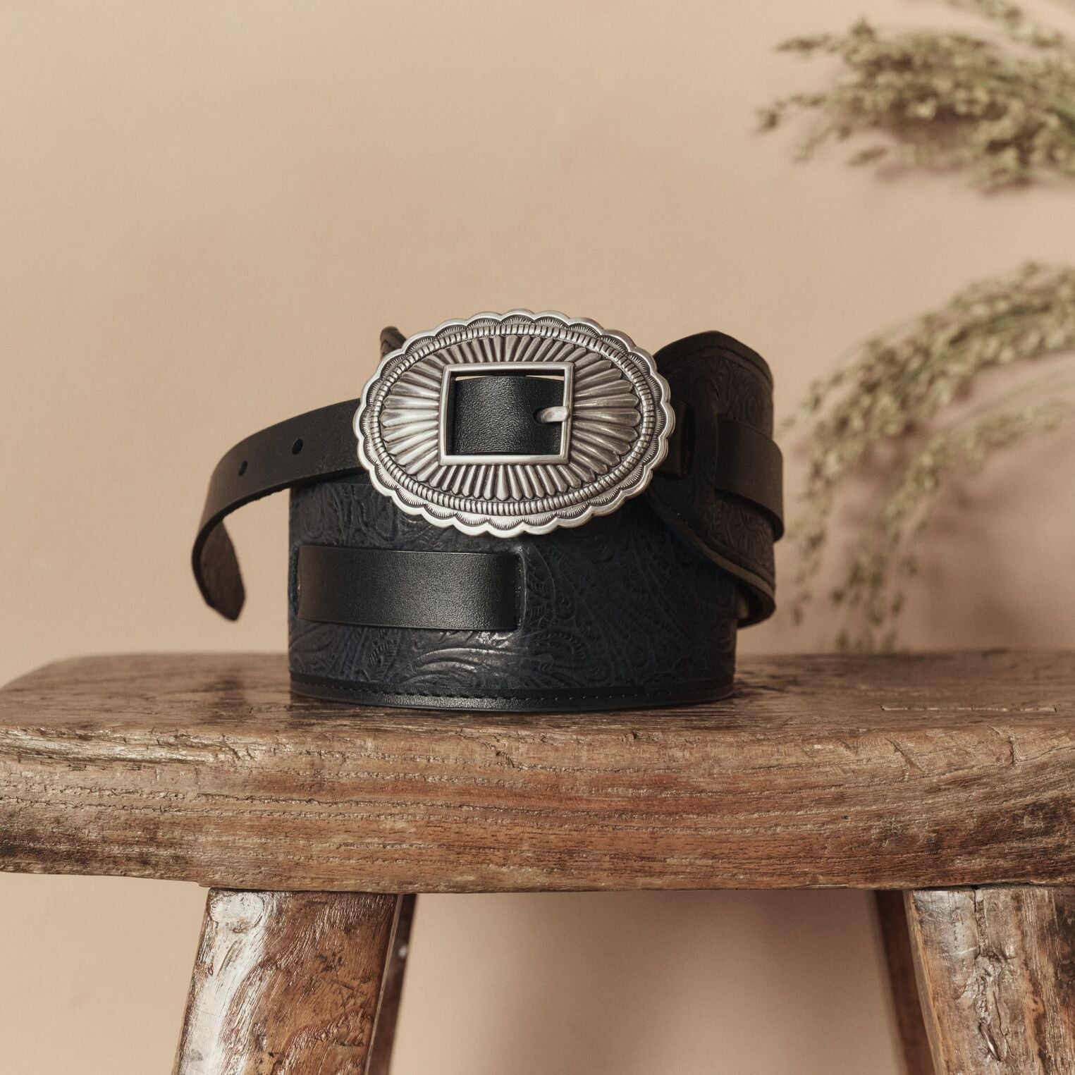 Stetson & THE GREAT. Tooled Waist Belt - Image 2