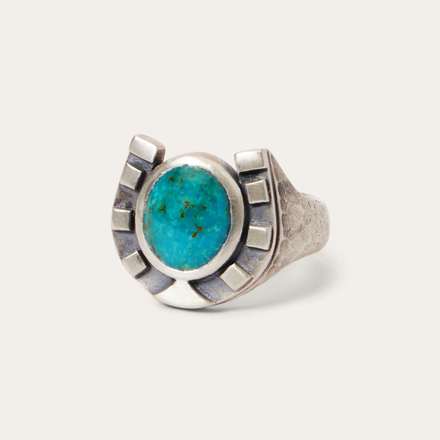 Horseshoe Ring with Turquoise - Image 6