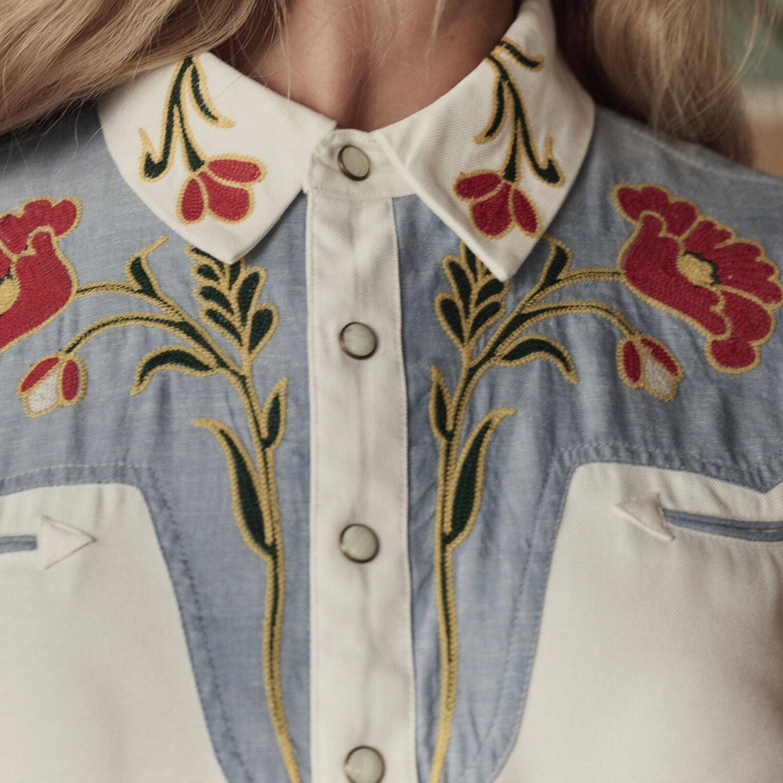 Stetson & THE GREAT. The Embroidered Western Shirt - Image 3