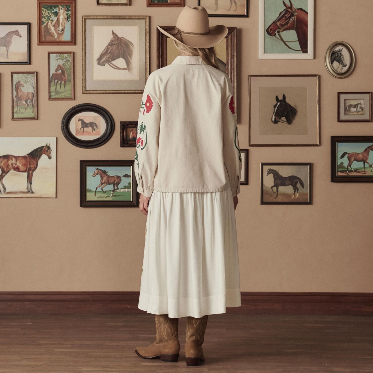 Stetson & THE GREAT. The Western Embroidered Commodore Jacket - Image 3