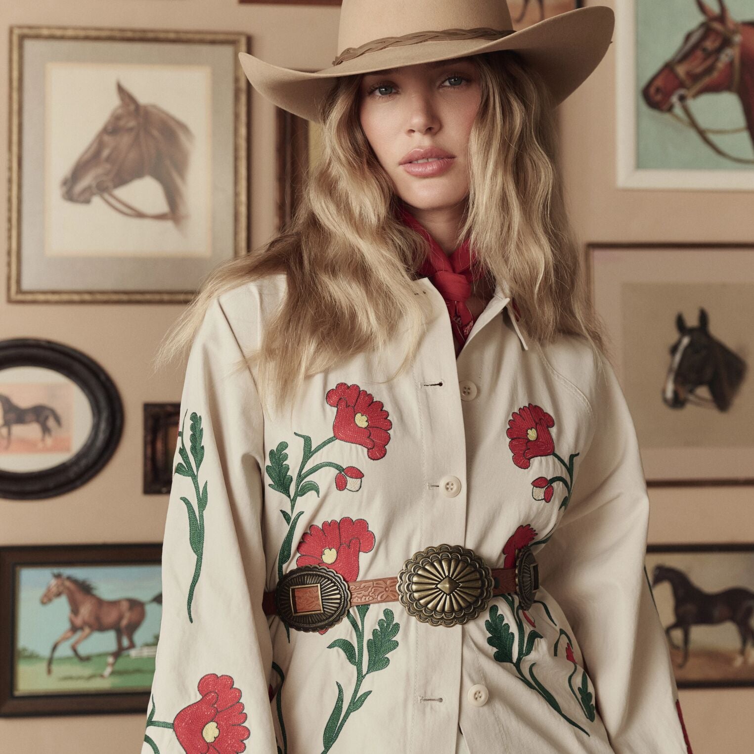Stetson & THE GREAT. The Western Embroidered Commodore Jacket - Image 4