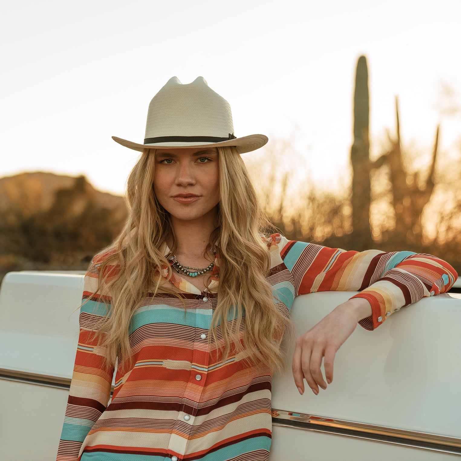 Open Road 6X Straw Cowboy Hat - Image 2