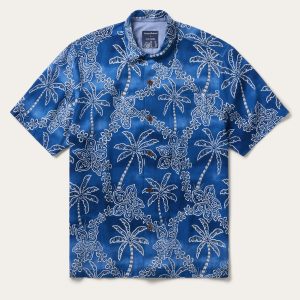 Tommy Bahama x Stetson Palomino Palms Silk Camp Shirt