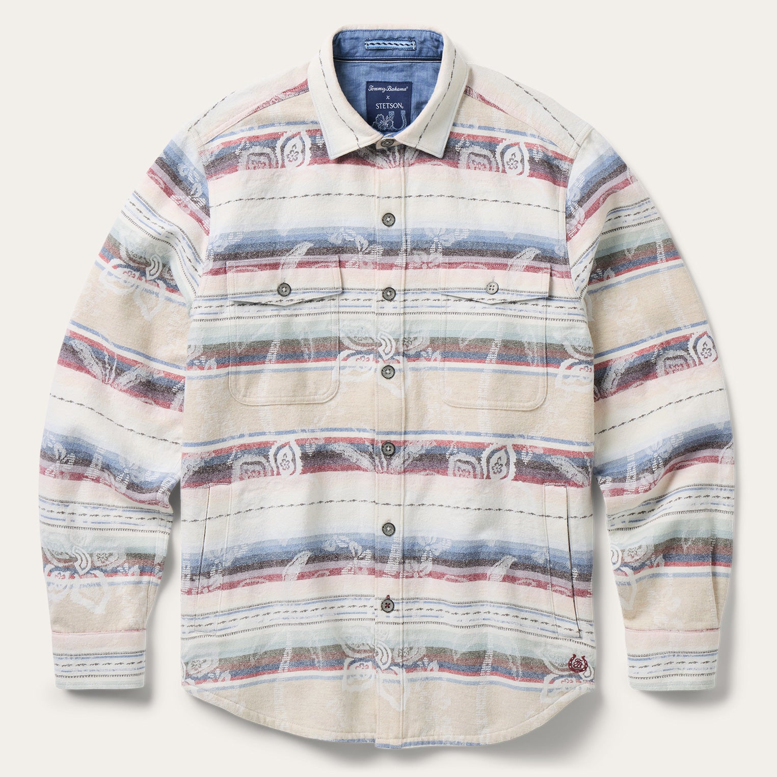 Tommy Bahama x Stetson Peco Palms Jacquard Shirt Jacket