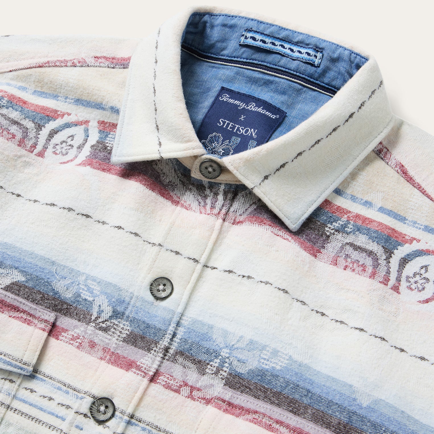 Tommy Bahama x Stetson Peco Palms Jacquard Shirt Jacket - Image 6