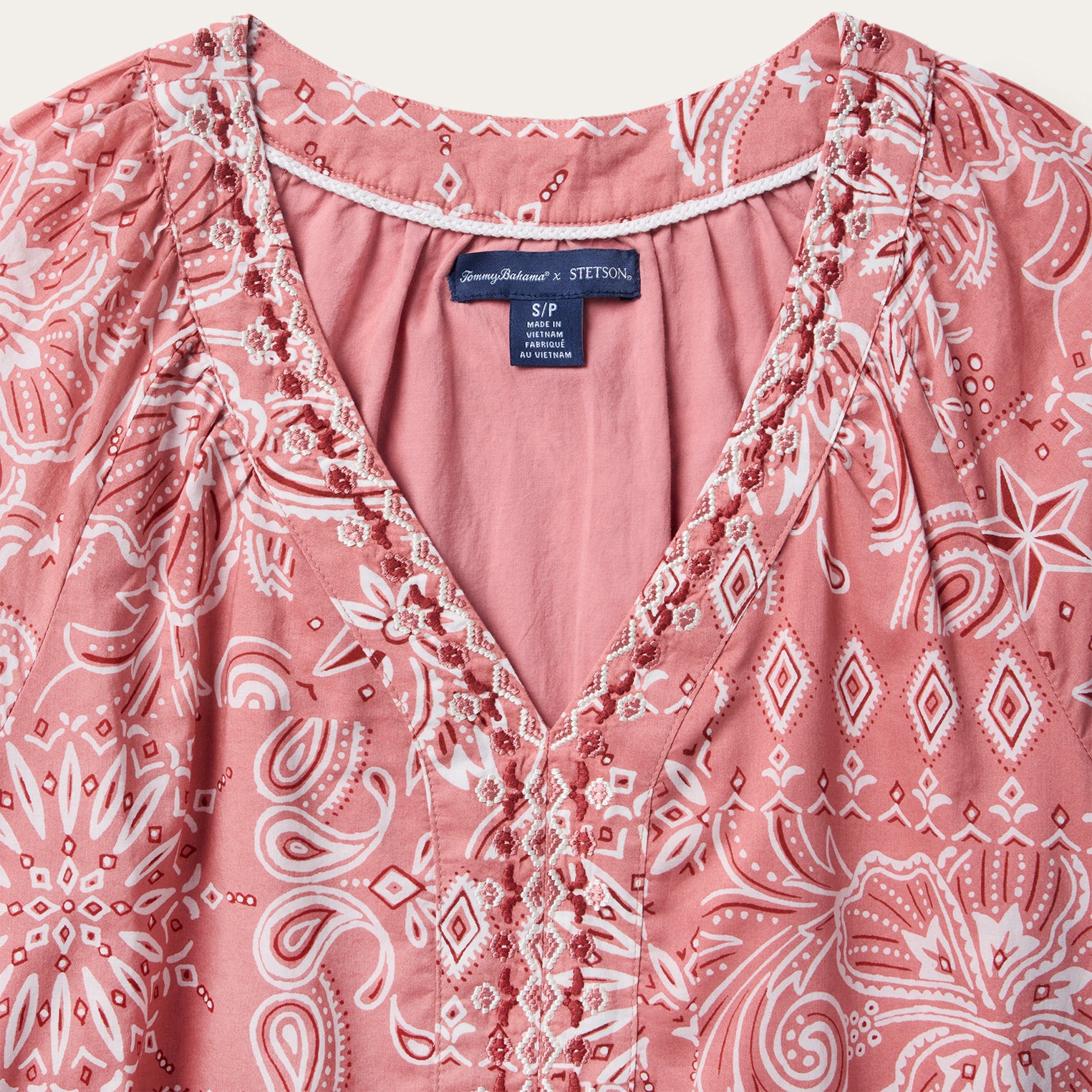Tommy Bahama x Stetson Bandana Bay 3/4-Sleeve Dress - Image 7