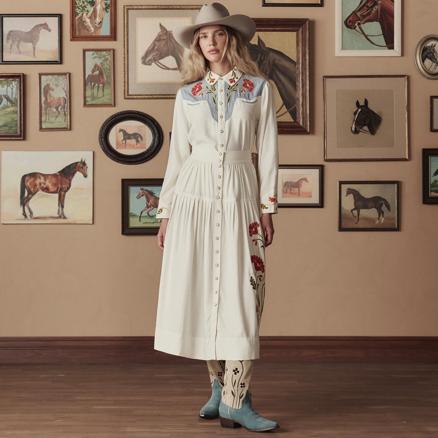 Stetson & THE GREAT. The Embroidered Western Shirt - Image 2