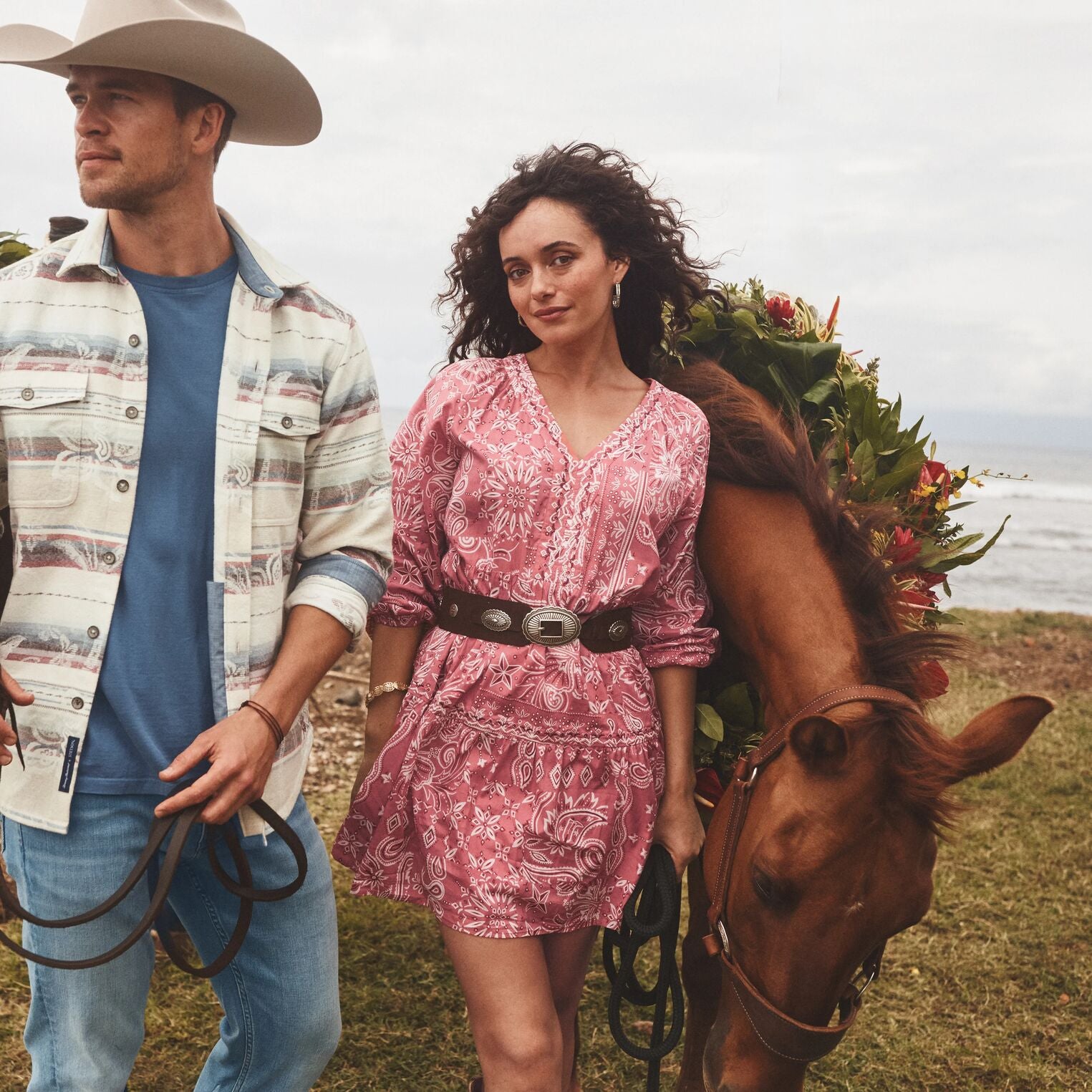 Tommy Bahama x Stetson Bandana Bay 3/4-Sleeve Dress - Image 3