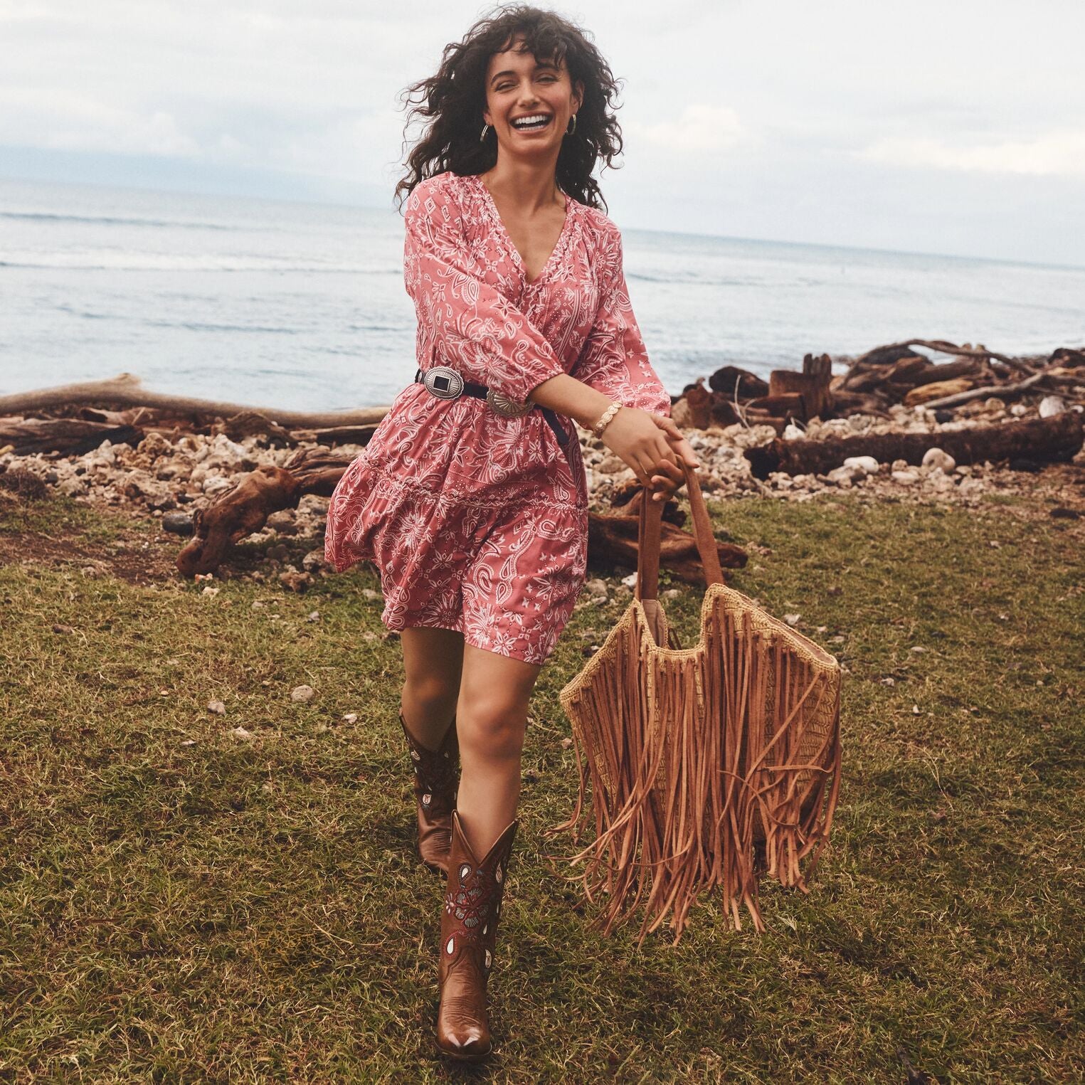 Tommy Bahama x Stetson Bandana Bay 3/4-Sleeve Dress - Image 4