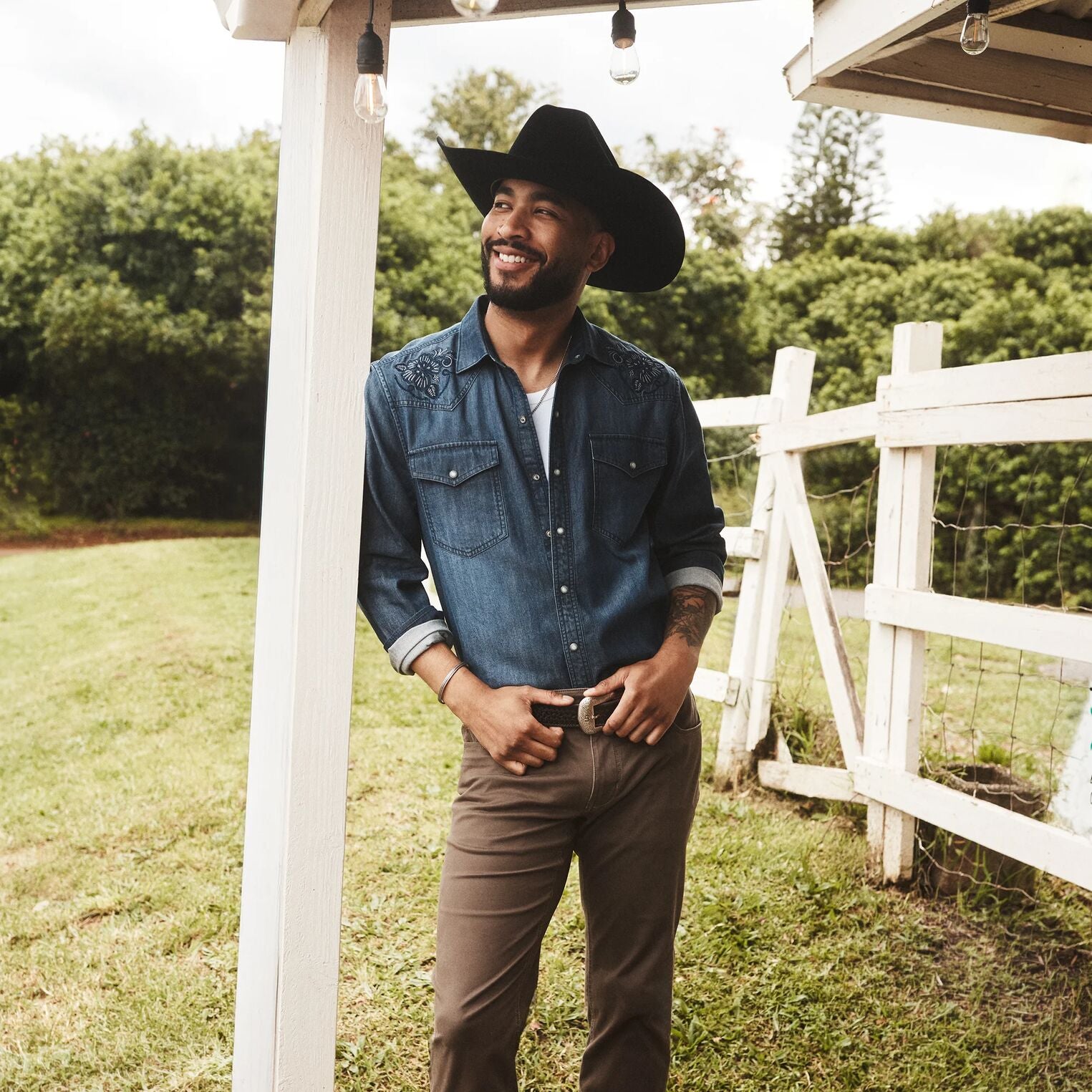 Tommy Bahama x Stetson Calypso Cowboy Long-Sleeve Shirt - Image 4